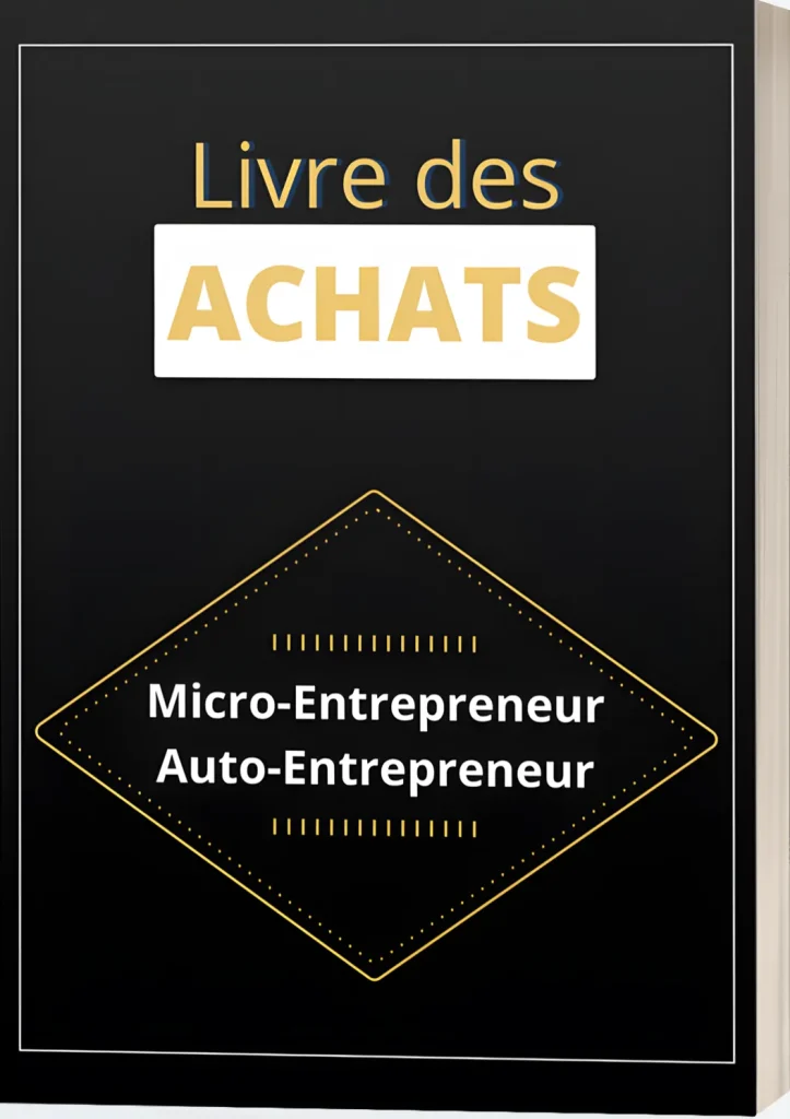 Livre des achats Micro-entrepreneur Auto-entrepreneur