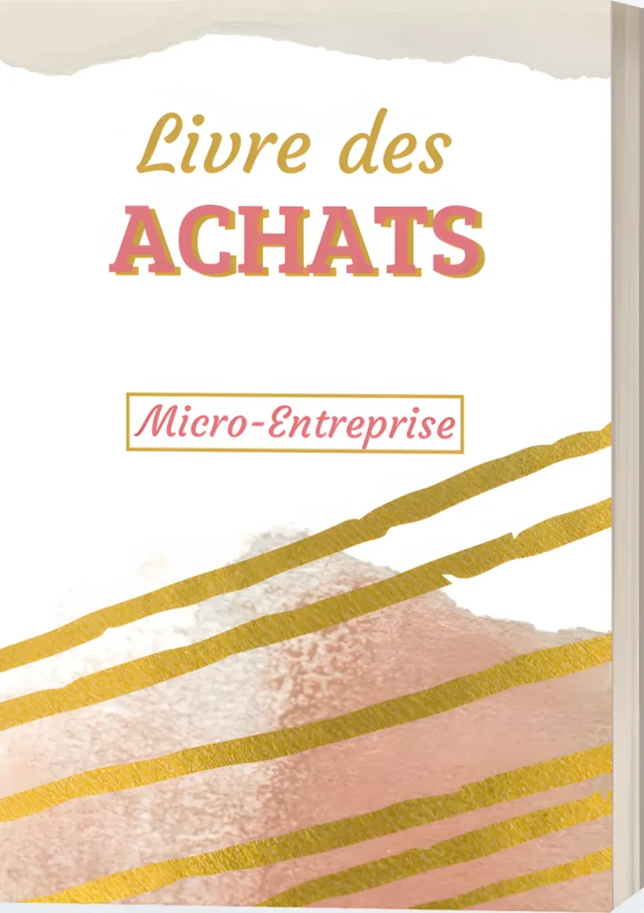 Livre des achats Micro-Entreprise